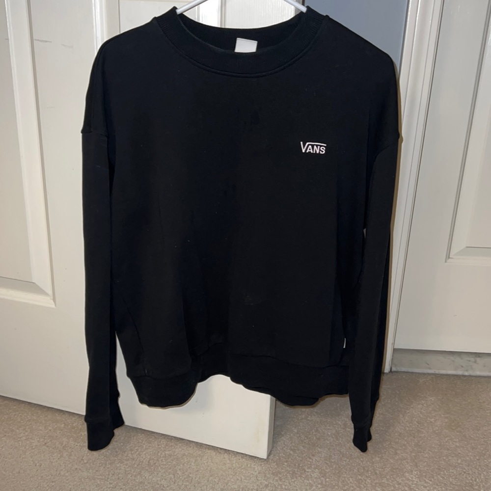 Black Vans Crewneck Sweatshirt